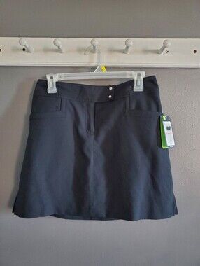 IZOD NWT $54 Black Golf Skort 2